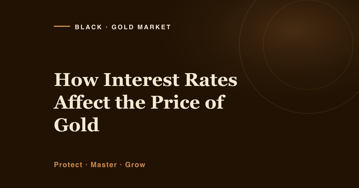 How interest rates affect the price of gold