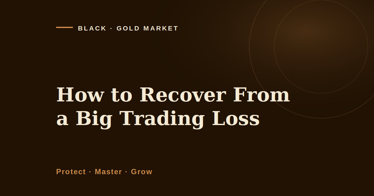 How to recover from big trading loss, why increasing size to win it back lowers your odds