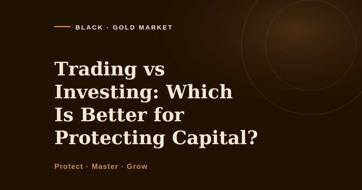 Trading vs investing which is better, measured against the long record of the gold benchmark