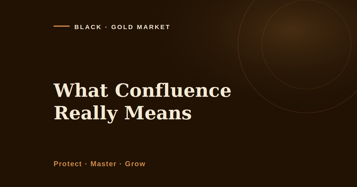 What confluence in gold trading really means, five reasons from one chart